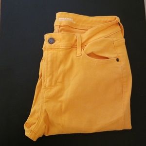 Old Navy Rockstar MidRise Jeans in Bright Orange